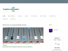 Tablet Screenshot of hospitalradioexeter.com